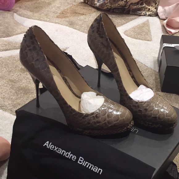 Alexandre Birman scarpin army green heel - Picture 7 of 7